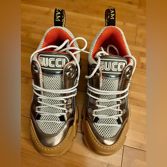 Authentic GUCCI Red & Purple Jewels Snap On Shoe Straps For Size 5 Sneakers. - Picture 8 of 8